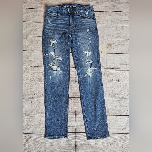 American Eagle Next Level Flex Distressed look Jeans - Picture 4 of 8